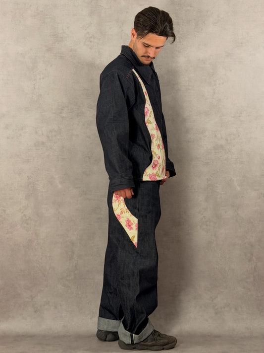Le Denim Selvedge floral